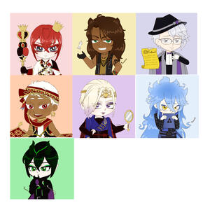 Twisted Wonderland pin models
